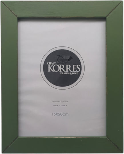 Korres Craft Wooden Picture Frame Green Slim