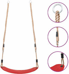 vidaXL Plastic Hanging Swing Red