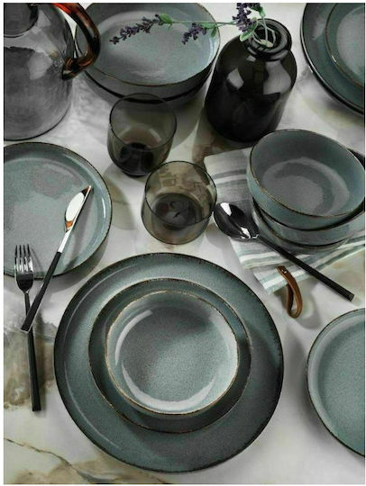 Kutahya Porselen Mood Blue Porcelain Dinnerware Set 20pcs