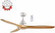 Primo PRCF- Ceiling Fan 130cm with Remote Control Beige