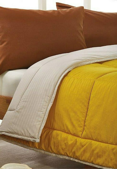 Whitegg L060 Cuvertură Extra-dublu Microfibra 1 Yellow-Ecru 220x240cm