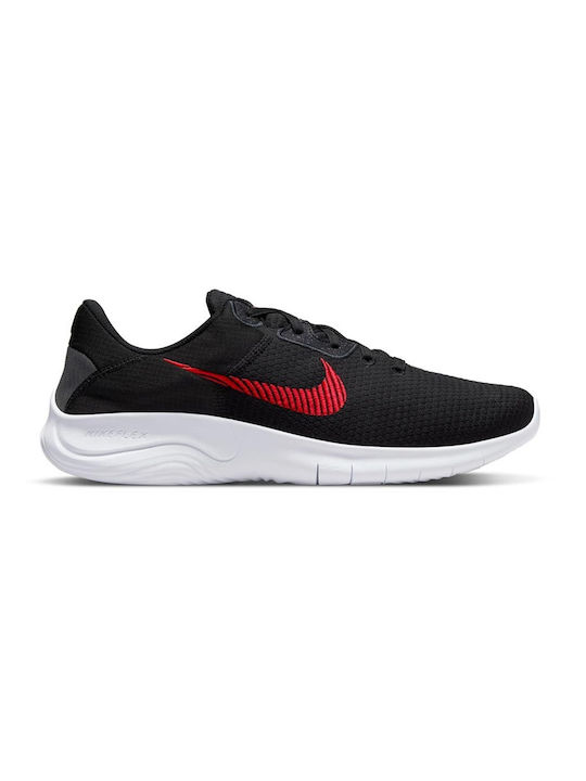 Nike Flex Experience Run 11 Ανδρικά Αθλητικά Παπούτσια Running Black / Siren Red / Dark Smoke Grey / White