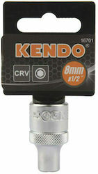 Kendo Socket Hex with Square Drive 1/2" Diameter 24mm