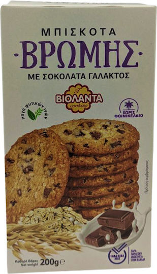 Violanta Biscuiți Ovăz Cu chipsuri Ciocolată 1buc 200gr