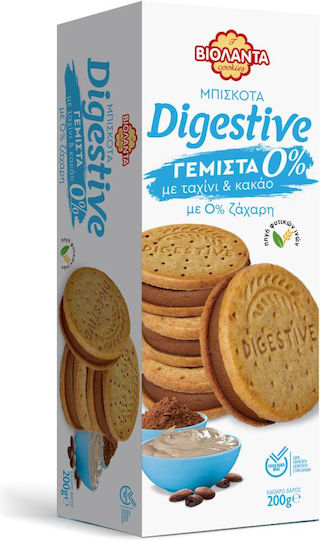 Violanta Biscuits Digestive With Filling Tahini & Cocoa 1pcs 200gr