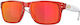 Oakley Holbrook Xs Pătrate Ochelari De Soare Pentru Copii Cu Lentilă Oglindă Roșii