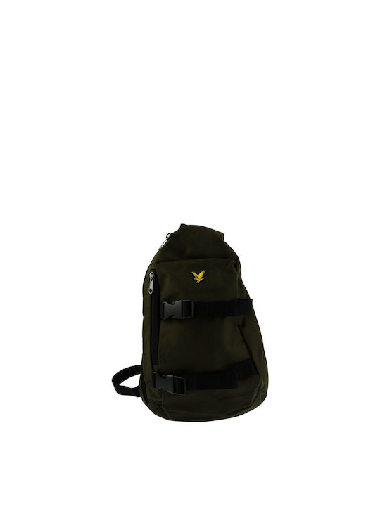 Lyle and Scott Ανδρική Τσάντα Στήθους σε Χακί χρώμα