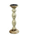 Espiel Candle Holder Wooden Cream 38cm 1pcs
