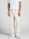 Jack & Jones Men's Trousers Elastic in Relaxed Fit Beige