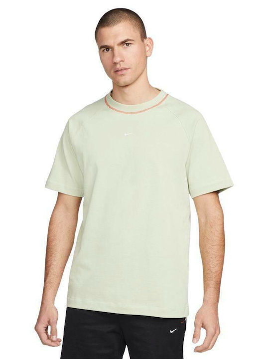 Nike Tribuna Herren Sport T-Shirt Kurzarm Olive Aura