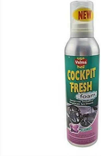 Valma Cockpit Fresh Flower Αφρός Καθαρισμού για Ταμπλό Αυτοκινήτου 250ml