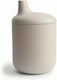Mushie Baby Cup Sippy Cup made of Silicone Beig...