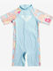 Roxy Teenie Kinder Badeanzug Einteilig Hellblau