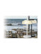 Fos me Ethra Metal Table Lamp LED with White Shade and Black Base