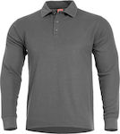 Pentagon Aniketos Long Shirt Polo Shirt Wolf Grey