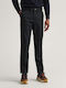 Gant Hallden Men's Trousers Chino Elastic in Slim Fit Black