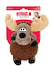 Kong Sherps Floofs Moose Cuddly Dog Toy With Sound Medium 25.4cm Brown 1 Piece