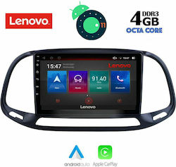 Lenovo Car Audio System for Opel Combo Fiat Doblo 2015-2018 (Bluetooth/USB/AUX/WiFi/GPS/Apple-Carplay/CD) with Touch Screen 9"