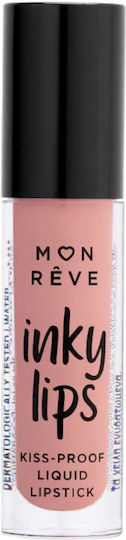 Mon Reve Inky Lips Kiss Proof Flüssig Lippenstift Matt 12 4ml