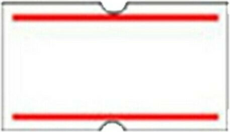 Metron Line 60X900T 900 Self-Adhesive Label Rolls for Label Printer With Red Stripe 21x12mm 1pcs