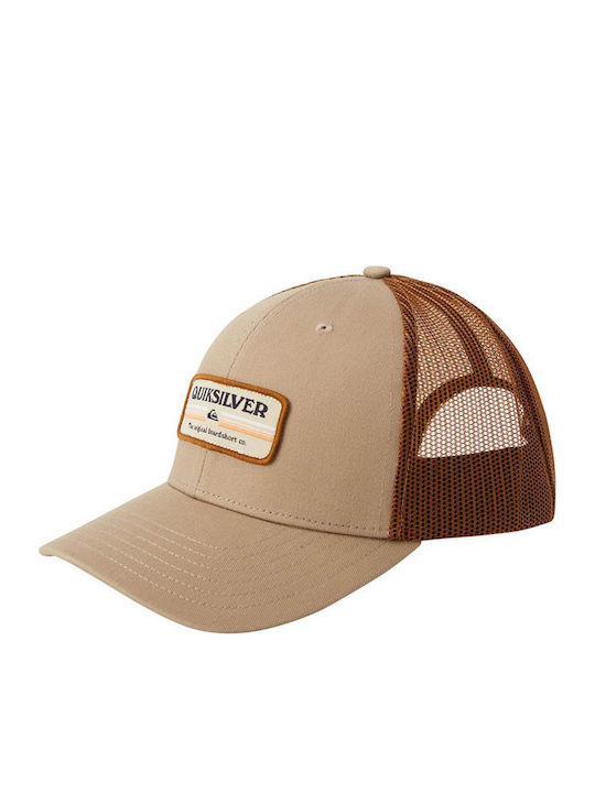 Quiksilver Kids' Hat Jockey Fabric Jetty Scrubber Beige