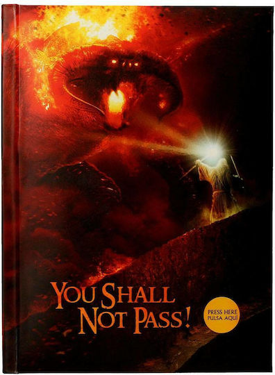 Sd Toys Lord of the Rings Σημειωματάριο A5 90 Φύλλων Ριγέ Πολύχρωμο