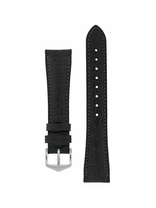 Hirsch Aristocrat Leather Strap Black 20mm