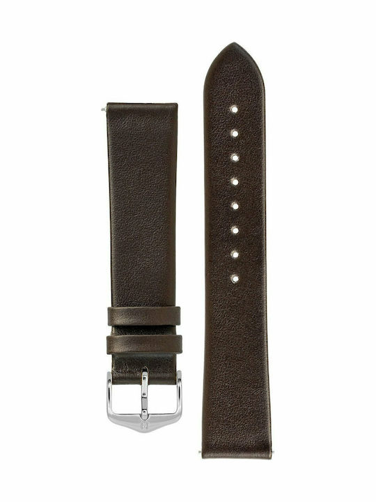 Hirsch Toronto Leather Strap Brown 16mm