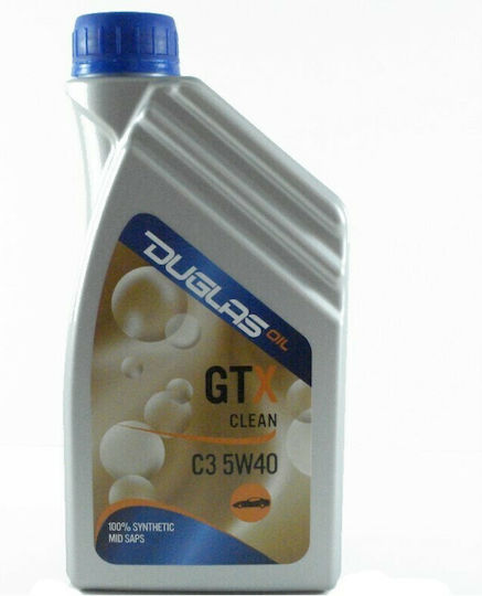 Duglas GTX Clean Συνθετικό Λάδι Αυτοκινήτου 5W-40 1lt