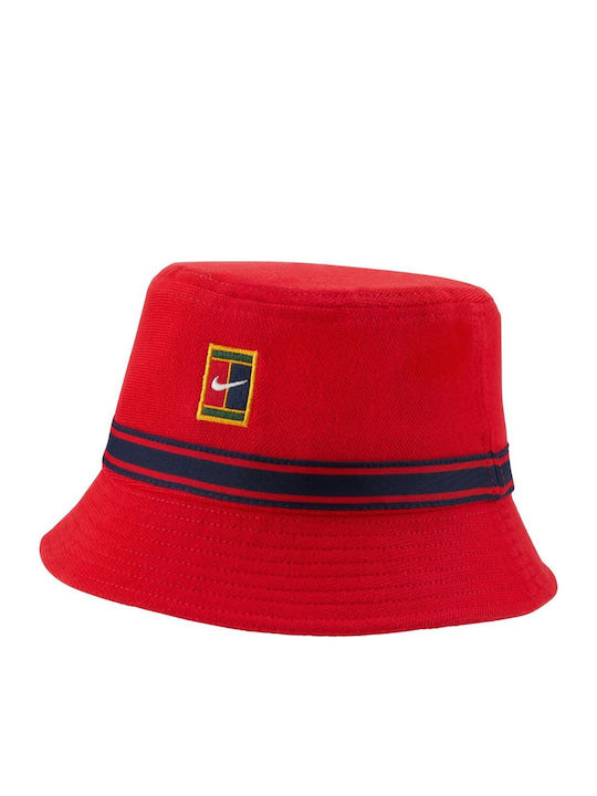 Nike Υφασμάτινo Ανδρικό Καπέλο Στυλ Bucket Κόκκινο