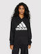 Essentials Logo Boyfriend Damen Sweatshirt Kapuzen Schwarz