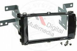 LM Digital Πρόσοψη 2 Din Universal