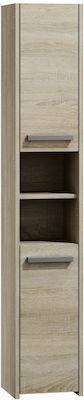 Topeshop S30 Floor Bathroom Column Cabinet L30xD30xH170cm Sonoma