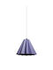 Gallis Polygon Hängelampe Lila mit Fassung E27 37x30cm.