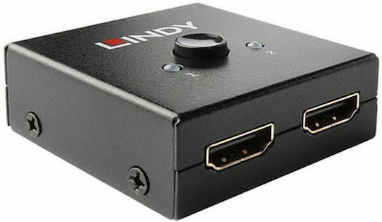 Lindy 2 Port 4K 18G(3840x2160@60Hz) HDMI Splitter 38336