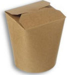 Disposable Food Paper Box Kraft 8x7.8x10cm 50pcs