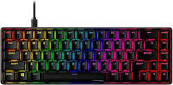 HyperX Alloy Origins 65 Tastatură Mecanică de Gaming 65% cu iluminare RGB Roșu