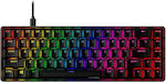 HyperX Alloy Origins 65 Tastatură Mecanică de Gaming 65% cu iluminare RGB Roșu