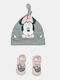 Disney Minnie Mouse Детски Шапки Комплект Розов за Новородено