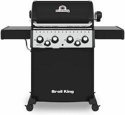 Broil King Crown 480 Gas Grill with 4 Burners 11.4kW and Side Hob