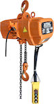 Electric Hoist 8m for Weight Load up to 1t Orange