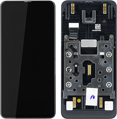 Xiaomi Οθόνη Service Pack mit Touch-Mechanismus und Rahmen für Mi Mix 3 (Schwarz)