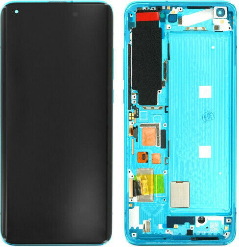 Xiaomi Οθόνη Service Pack με Μηχανισμό Αφής και Πλαίσιο για Mi 10 / 10 Pro (Πράσινο)