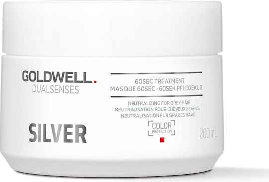 Goldwell Dualsenses Silver 60sec Hair Mask for Hydration 200ml