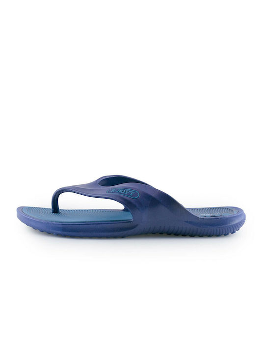 B-Soft Men's Flip Flops Blue