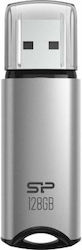 Silicon Power Marvel M02 128GB USB 3.2 Stick Gray