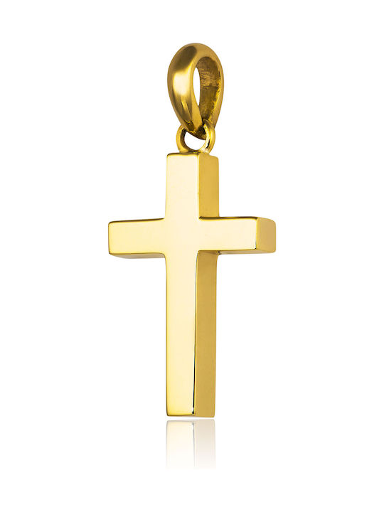 Skaras Jewels Men's Gold Cross 18K