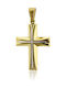 Skaras Jewels Men's Gold Cross 14K