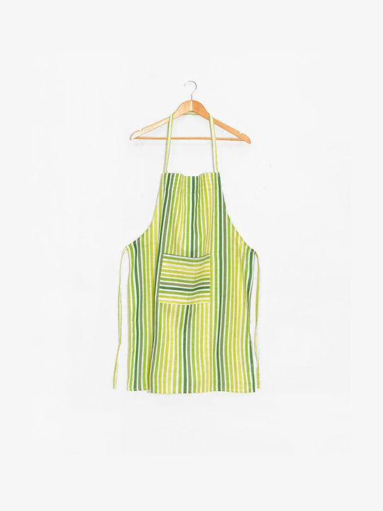 Pennie Neko Apron Green 86x55cm