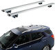 Cruz Aluminum Car Roof Bars Airo 108cm Universal 5D / 3D for Cars with Factory Roof Bars Set with Roof Rack Legs and Lock Silver